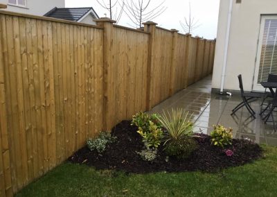 new installation for wooden fence panels in wallasey